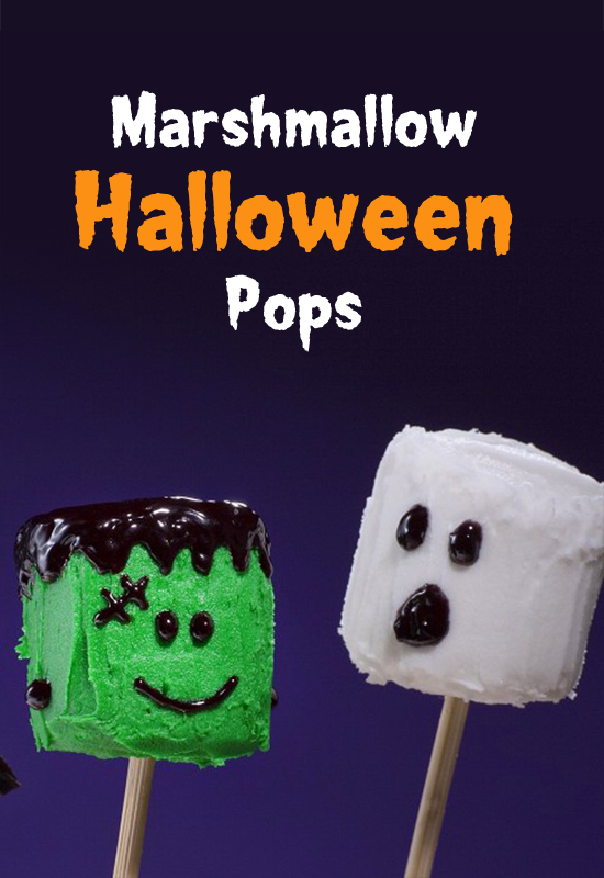 Marshmallow Halloween Pops | Campfire Marshmallows