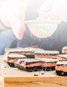 Mexican hot chocolate shortbread bars